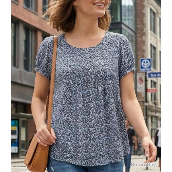 Mayflower CANDIE1 Chemisier en viscose imprim� pour un confort fluide au quotidien