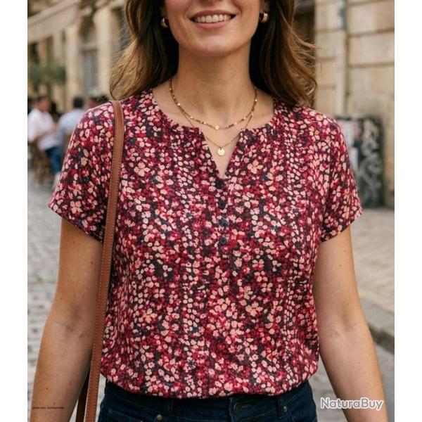 Mayflower COSIMA1 Tunique en viscose imprim�e pour un confort fluide et color� tout l �t�