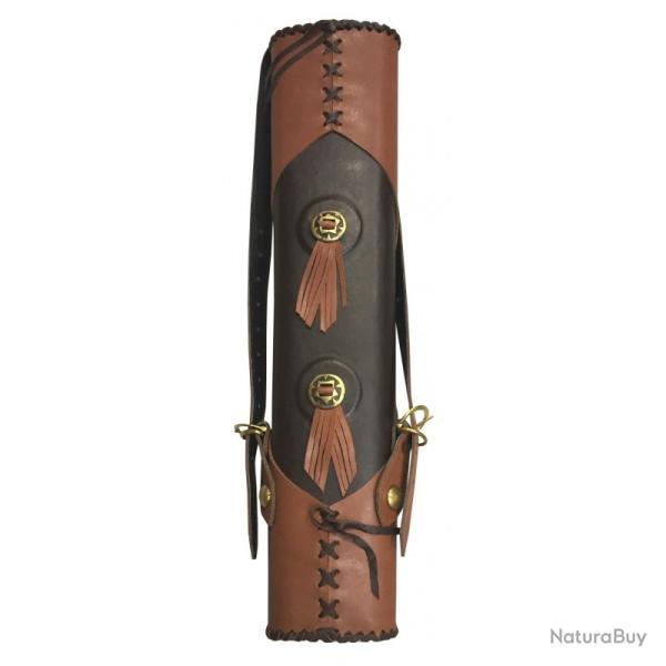 Carquois de Dos Cuir Gras 56cm