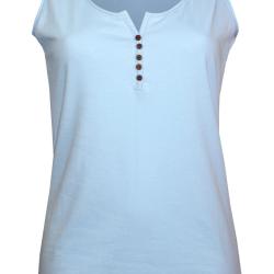 D&eacute;bardeur avec col &agrave; boutons DACCA3