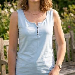 MAYFLOWER DACCA3 D&eacute;bardeur bleu clair pour femme la fra&icirc;cheur naturelle du coton bio