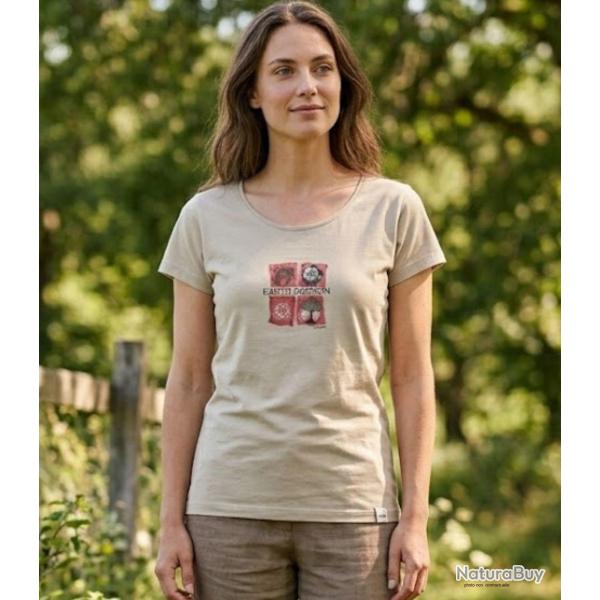 Tee shirt MAYFLOWER DATURA1 col rond le basique chic en coton doux