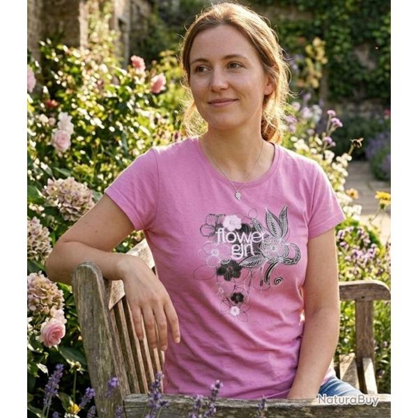 Tee-shirt MAYFLOWER DAVY2 col rond : douceur pastel en pur coton jersey 42