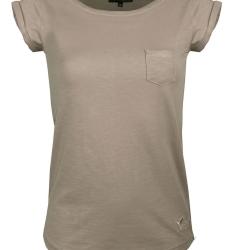 Tee shirt col bateau 1 poche DOMY1