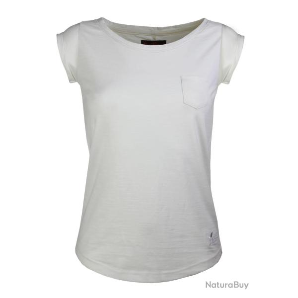 Tee shirt col bateau 1 poche DOMY2