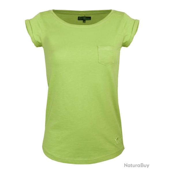 Tee shirt col bateau 1 poche DOMY3