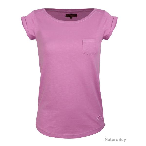 Tee shirt col bateau 1 poche DOMY4