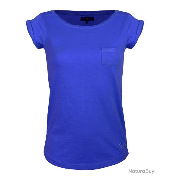 Tee shirt col bateau 1 poche DOMY5