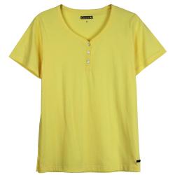 Tee shirt col &agrave; boutons EFIRA2J