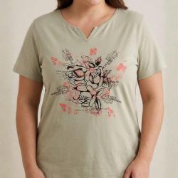 Tee shirt homme AXONE ERABLE1B beige le confort du pur coton au style moderne