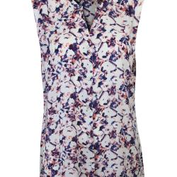 Chemisier sans manches imprim&eacute; N1130A 42