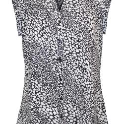 Chemisier sans manches imprim&eacute; N1132A 44