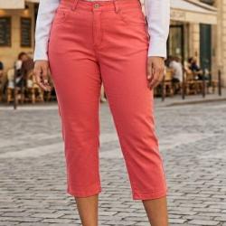 Pantacourt MAYFLOWER Ultra Stretch Corail l alliance parfaite du style et du confort