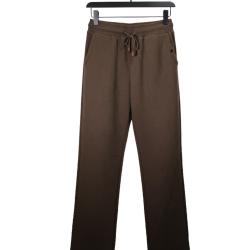 Pantalon D&eacute;tente en Molleton de Coton Marron - Confort Stretch 2