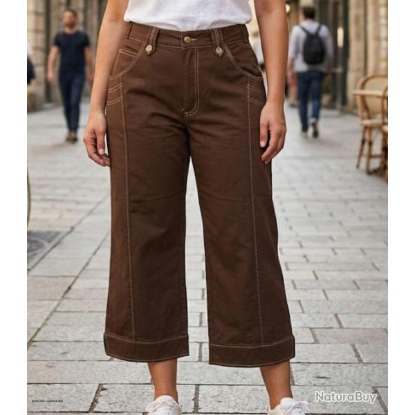 AXONE SH1161M Pantacourt femme extensible pour un confort optimal au quotidien
