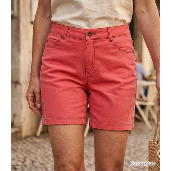 Short en tissu extensible femme MAYFLOWER SHORTF301A le confort stretch absolu pour bouger avec �l�g