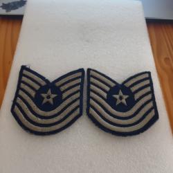 Paire de grade arm&eacute;e us air force Master sergent original