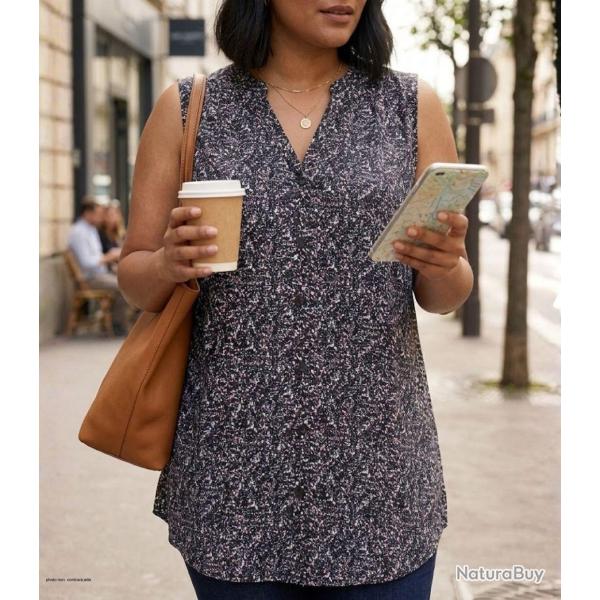 MAYFLOWER VODKA1 Chemisier sans manches - La fluidit� de la viscose pour un look estival chic 42