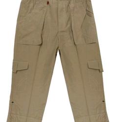 Pantacourt de Randonn&eacute;e Femme Multipoches - Mod&egrave;le Foug&egrave;re (Beige)