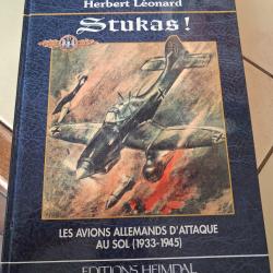 Livre Stukas album historique HEIMDAL sign&eacute; par l auteur