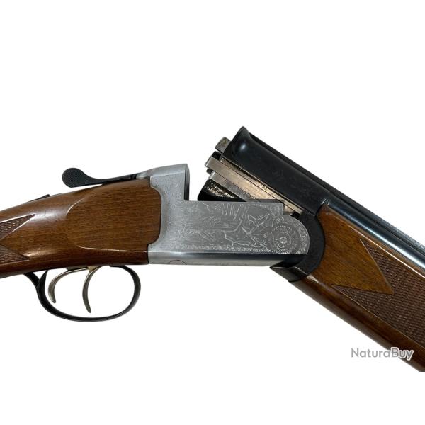 Fusil superpos� PIETRO ZANOLETTI, 12/76 canon 70 cm 3/4-full, mise � prix 1� sans r�serve, occasion.