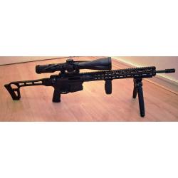 Troy SAR Side Action Rifle (lin&eacute;aire) 222 REM canon 18' tout &eacute;quip&eacute;e (lunette, montage, bipied, MDS)