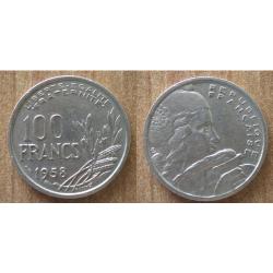 France 100 Francs 1958 B Cochet Piece Franc Frcs Frs Frc