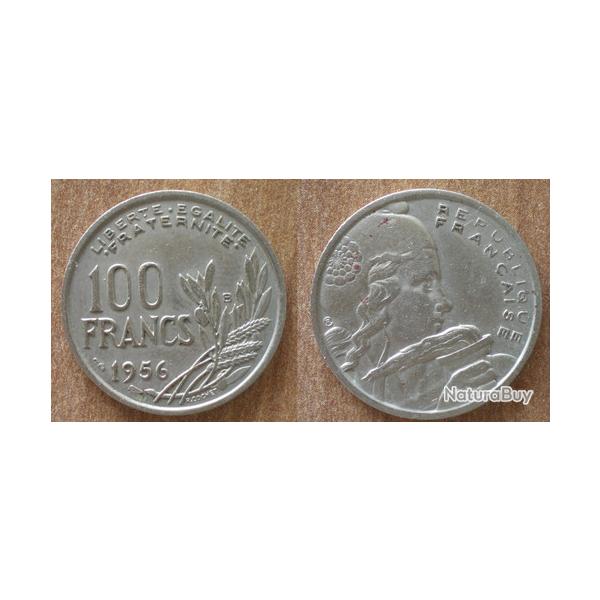 France 100 Francs 1956 B Cochet Piece Franc