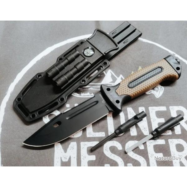 Couteau de chasse Albainox All-Bany + Accessoires