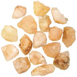 Pierres brutes morganite jaune - 3 &agrave; 5 cm - Lot de 3