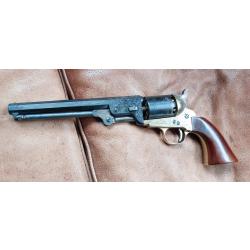 Colt 1851 cal 36 laiton carcasse grav&eacute;e Flilli Pieta