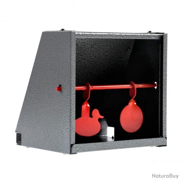 Cible spinner avec r�cup�rateur de plombs RazorGun 14x14 cm