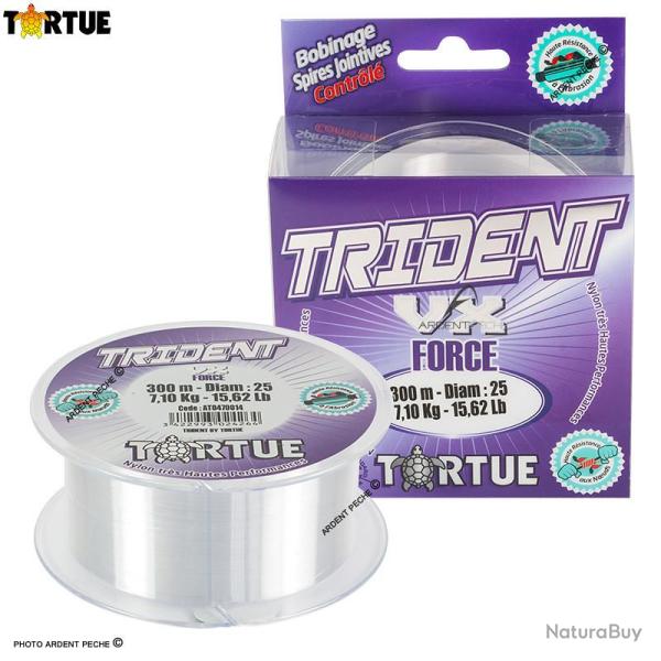 Fils nylon TORTUE Trident VX force 300m � 0.50mm