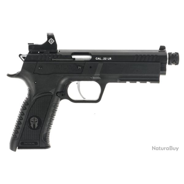 PISTOLET FORCE 22L TACTICAL 22LR OPTIC NOIR 2026 TANFOGLIO