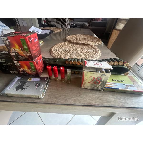 Cartouches calibre 28