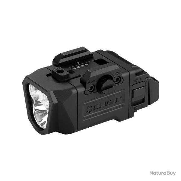 Lampe Olight PL X 1200 Lumens double faisceaux et rail universel