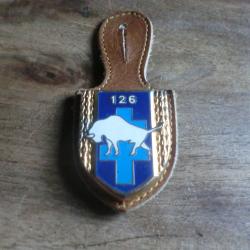 insigne 126&deg; r&eacute;giment d'infanterie  / fraisse paris