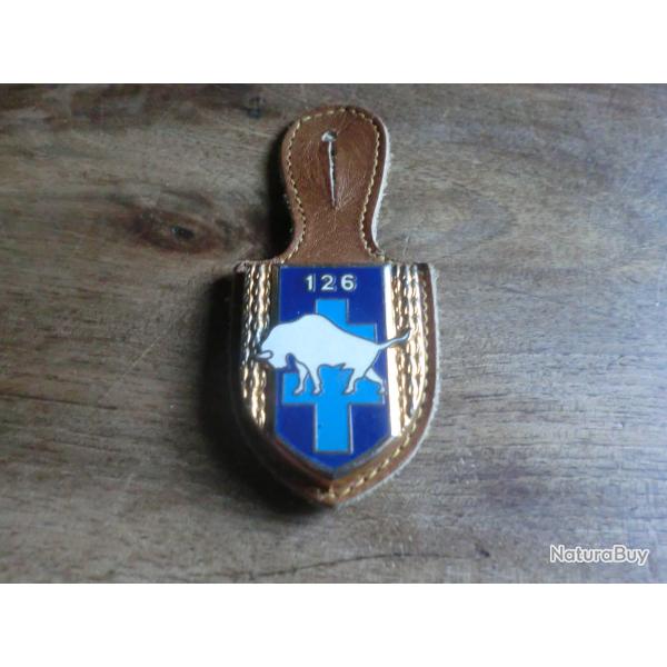 insigne 126� r�giment d'infanterie  / fraisse paris