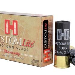 BOITE DE 5 CARTOUCHES HORNADY CAL.12/70 SLUG 300GR SST