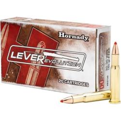 BOITE DE 20 CARTOUCHES HORNADY LEVER EVOLUTION 30-30WIN 150GR FTX