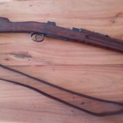 bretelle cuir pour Carl Gustaf M 96