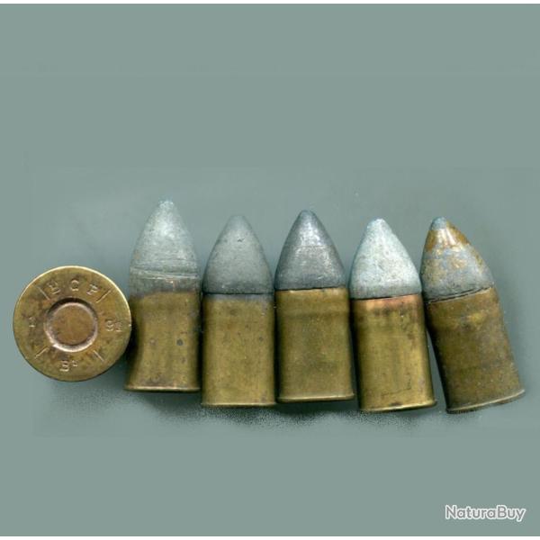 Lot de 6 cartouches 11mm Mle 1873 - balle pointue Mle 1890 - Port Compris