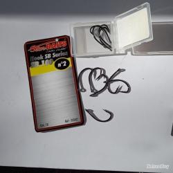 Hame&ccedil;ons hook sb100- taille 2, star baits, p&egrave;che gros poissons