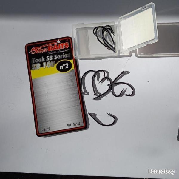 Hame�ons hook sb100- taille 2, star baits, p�che gros poissons