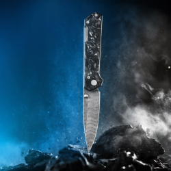 B&ouml;ker Manufaktur Solingen 2026 Damast Annual Knife 1132026DAM Couteau de poche