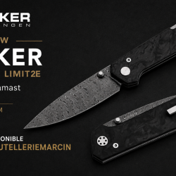 B&ouml;ker Manufaktur Solingen 2026 Damast Annual Knife 1132026DAM Couteau de poche