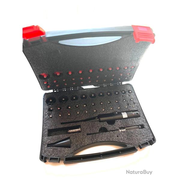 Collimateur laser universel - 32 adaptateurs (.159 � .998 / 4,0 � 25,3 mm)