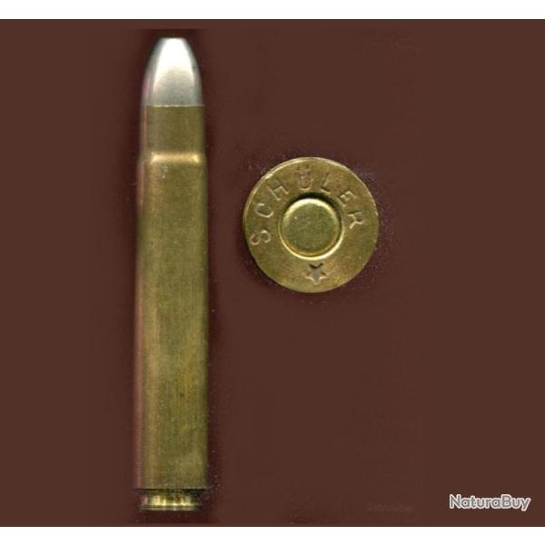 11.2 x 72 Sch�ler - balle nickel - marquage : SCH�LER * - �tui laiton 71.4 mm - Port Compris