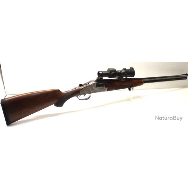 OCCASION MERKEL 223E - CALIBRE 9.3X74 AVEC AIMPOINT H34S SUR MONTAGE AMOVIBLE - BON ETAT GENERAL