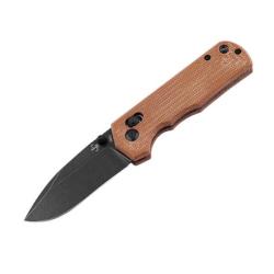 Couteau pliant Boker Plus Rockstub Brown micarta